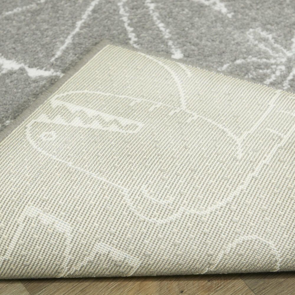 Balta Rugs Parker Dinosaur 3&#39;11&quot; x 5&#39;7&quot; Grey Kids Area Rug, , large
