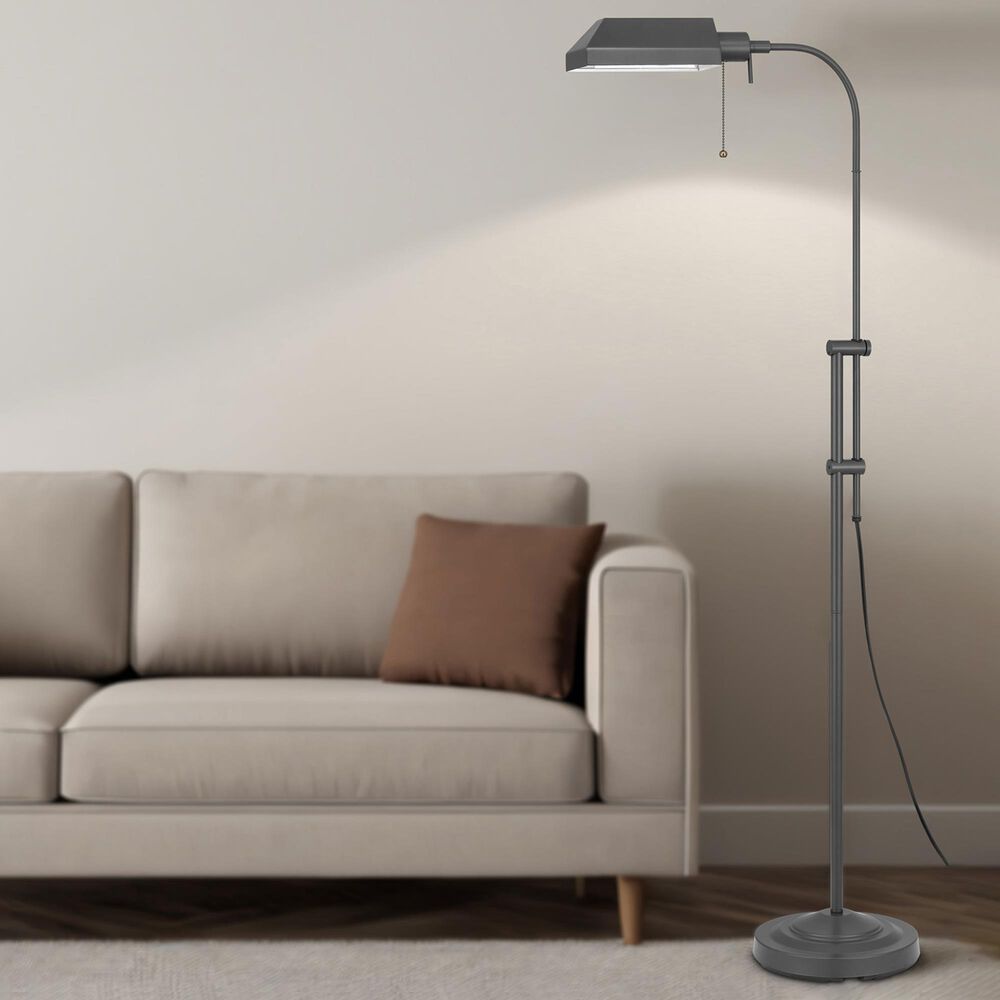 Cal Lighting Pharmacy Floor Lamp in Grey, , large
