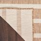 Nourison Positano POS03 Jute and Ivory 8" x 10" Indoor/Outdoor Area Rug, , large