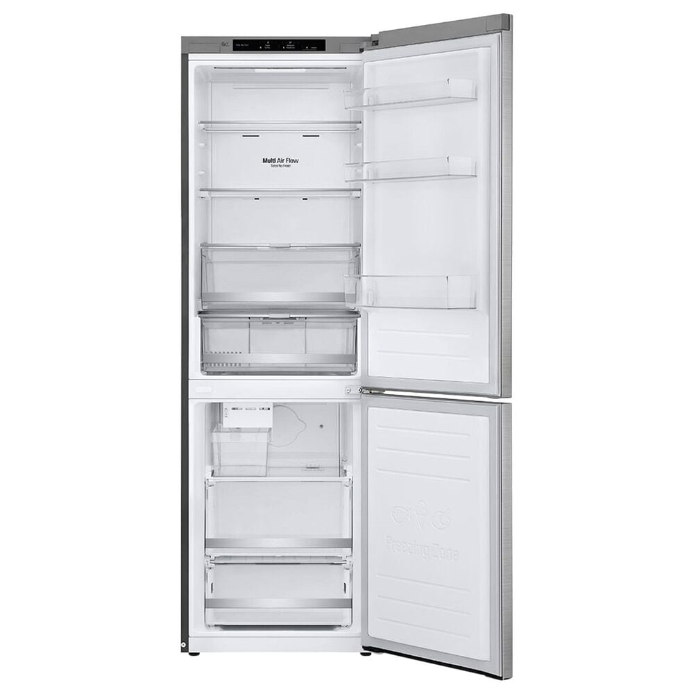 LG 12 Cu. Ft. Bottom Freezer Counter-Depth Refrigerator in Stainless Steel, , large