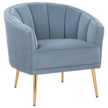 Lumisource Tania Accent Chair in Light Blue, , large