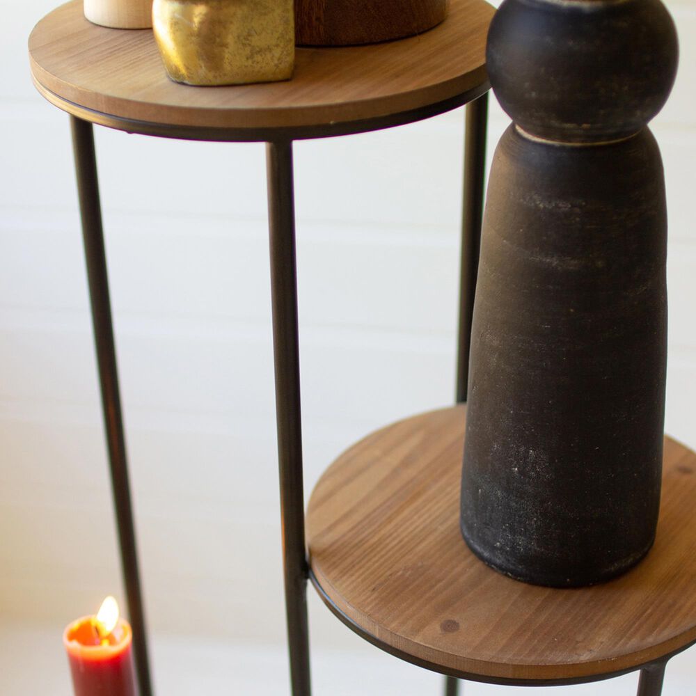 Kalalou 4-Tier Display in Black, , large