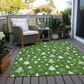 Dalyn Rug Company Wonderland WN23 3" x 5" Emerald Indoor/Outdoor Area Rug, , large