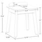 RiverRidge Home 3-Piece Kids Desk and Chair Set with Cubbies and Bookracks in White, , large