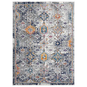 Amer Rugs Montana MON-13 2" x 3" Blue and Orange Area Rug, , large
