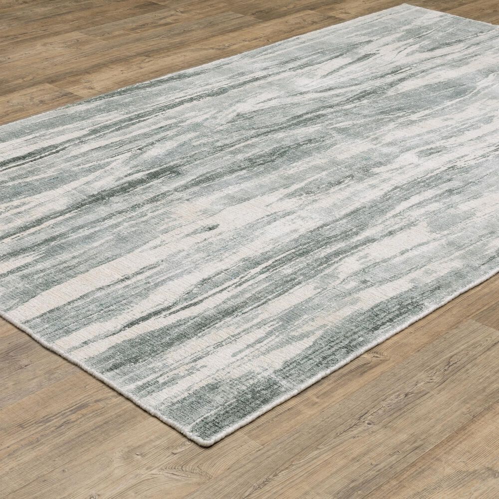 Oriental Weavers Clarke Green and Ivory 6&#39; x 9&#39;Area Rug, , large