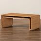 Baxton Studio Nevada Coffee Table in Light Honey, , large