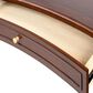 Jennifer Taylor Home Dauphin 5-Drawer Executive Desk in Walnut Brown, , large