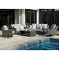 Ashley Elite Park Patio Swivel Lounge Chair in Gray, , large