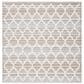 Safavieh Cabana CBN333F 6"7" Square Grey and Ivory Indoor/Outdoor Area Performance Rug, , large