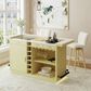 Mayberry Hill Cambrie Swivel Bar Stool with Beige Boucle in Natural, , large