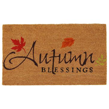 Callaway Autumn Blessings 1"5" x 2"5" Multicolor Door Mat, , large