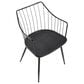 Lumisource Winston Arm Chair in Black, , large