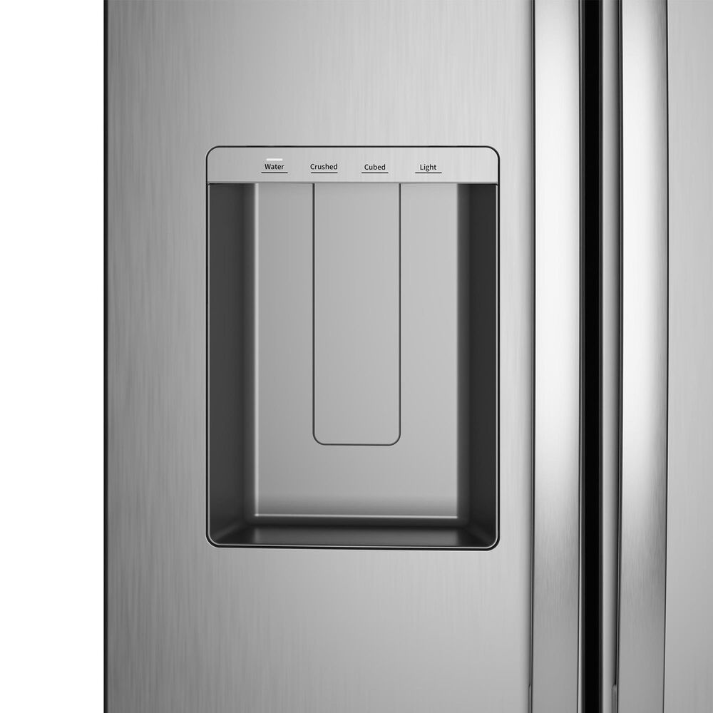 GE Appliances 24 Cu. Ft. Counter-Depth Side-By-Side Refrigerator with Extra Tall Dispenser and Energy Star in Fingerprint Resistant Stainless Steel, , large