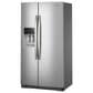 Whirlpool 20.85 Cu. Ft. Counter Depth Freestanding Side by Side Refrigerator in Fingerprint Resistant Stainless Steel, , large