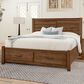 Viceray Collections Cool Rustic Queen Storage Bed in Amber, , large