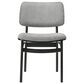Blue River Venus and Lima 5-Piece Dining Set with Gray Cushion in Black, , large