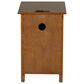 Linon Home Decor Birkdale Accent Table with USB Port in Hazelnut, , large