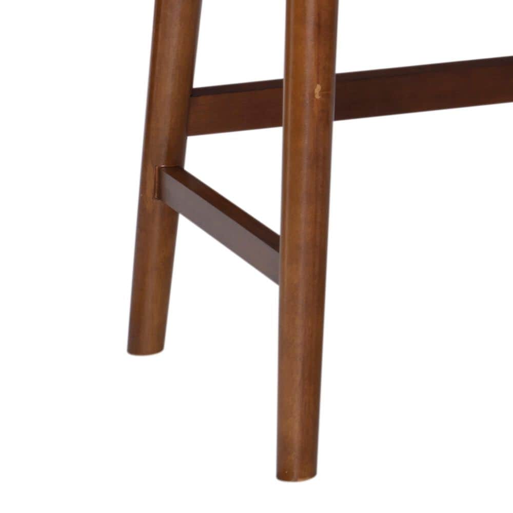 Linon Home Decor Viola Vanity with Stool in Walnut, , large