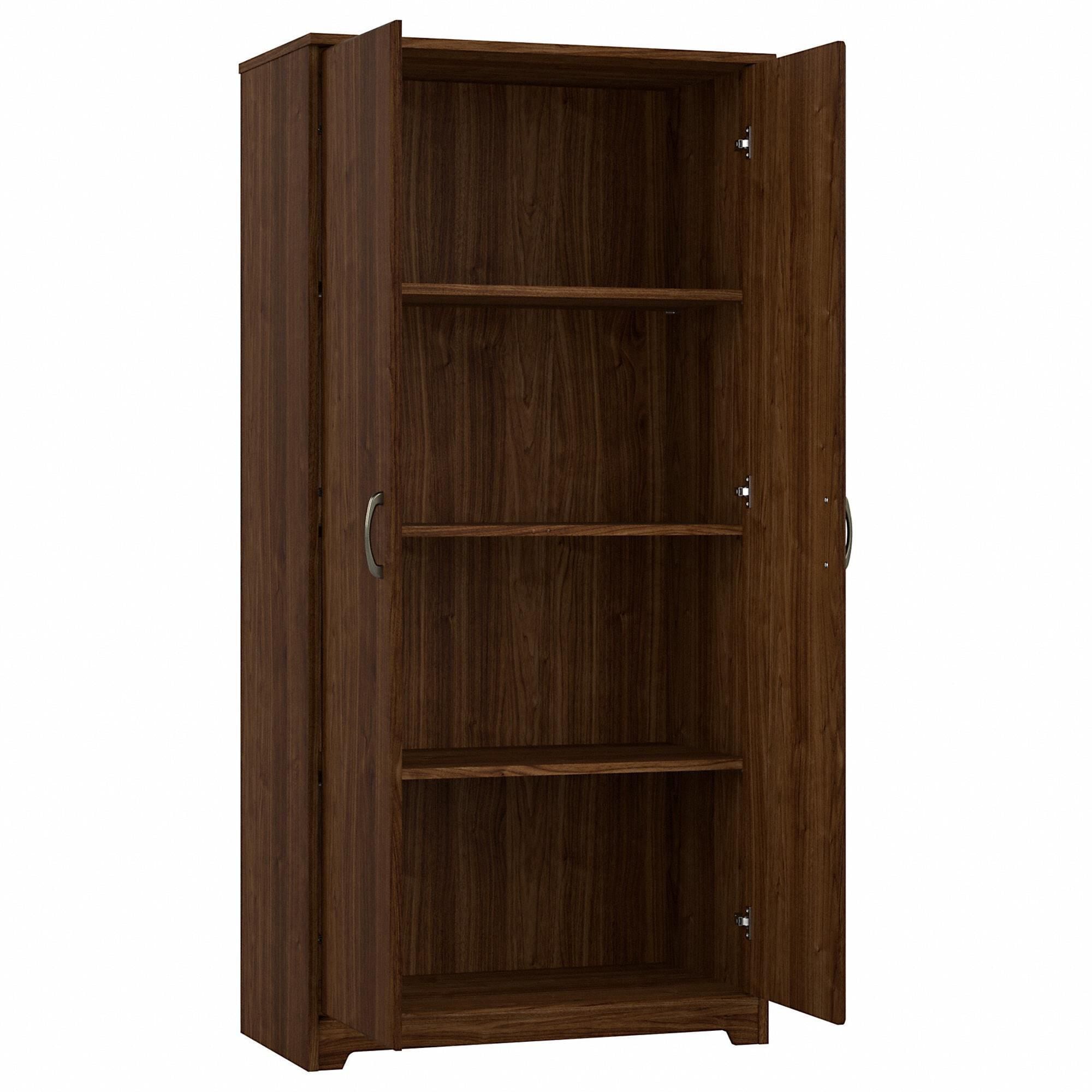 Bush furniture cabot sales tall storage cabinet
