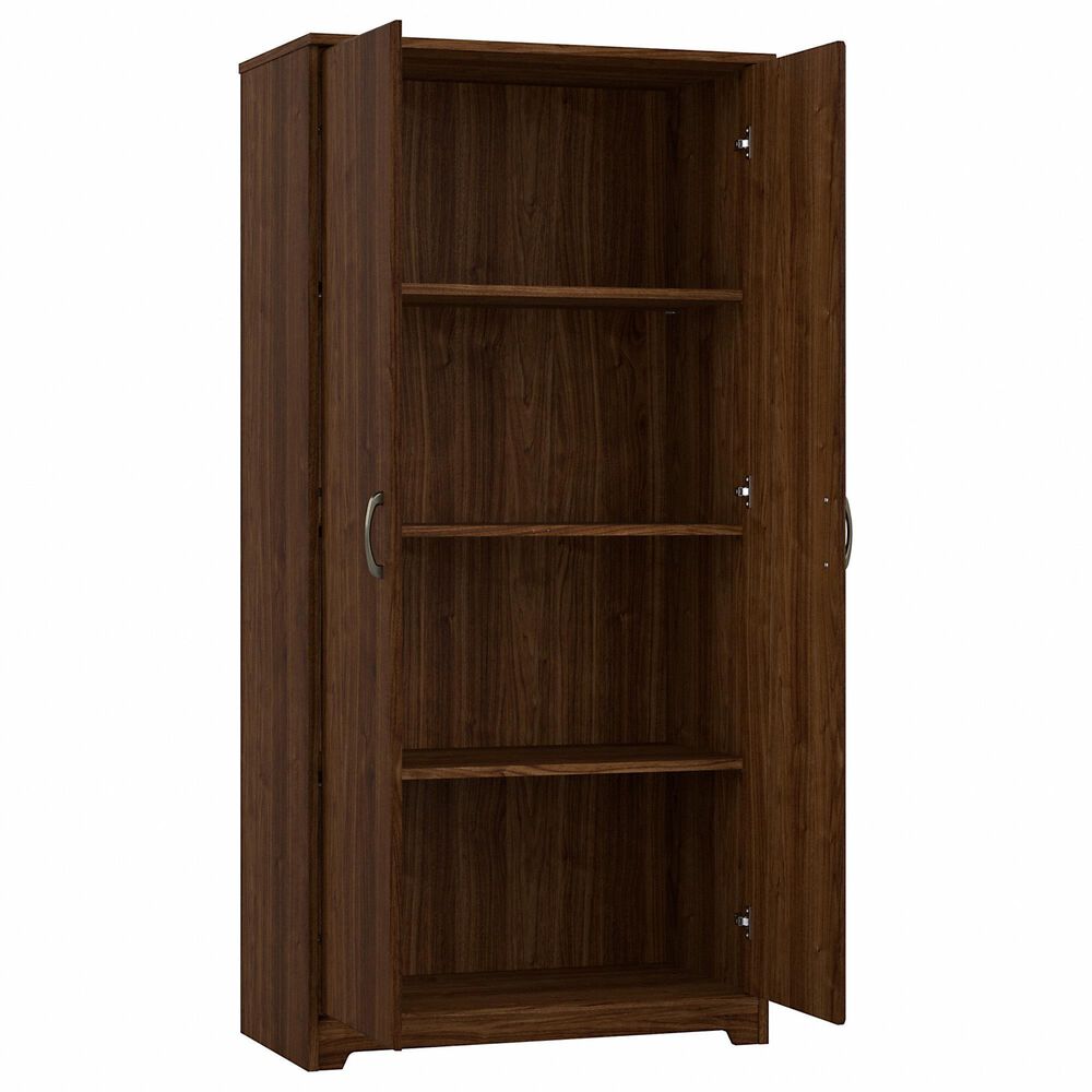 Bush Cabot Tall Storage in Modern Walnut NFM