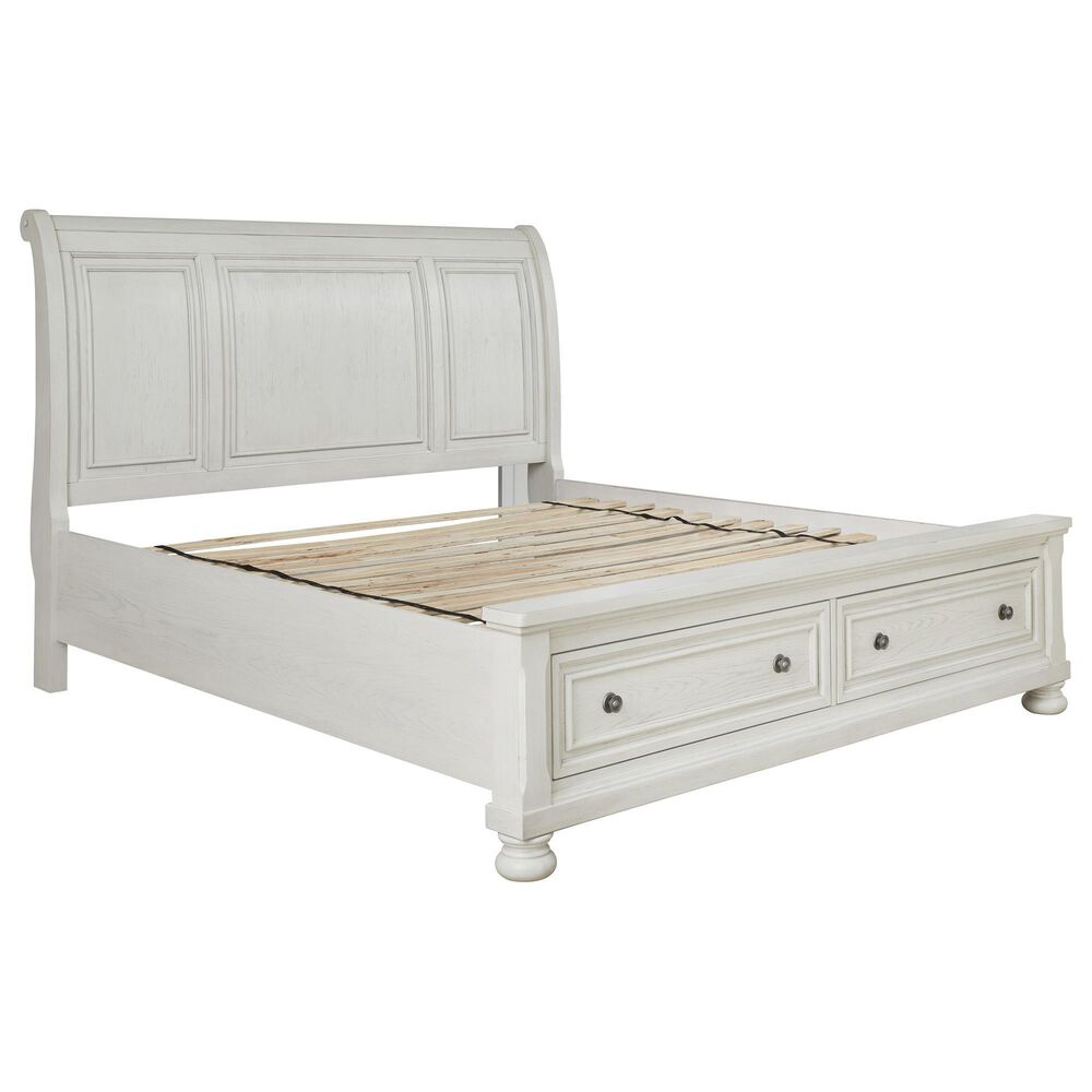 Ashley 5-Piece Queen Storage Bedroom Set in Antique White, , large