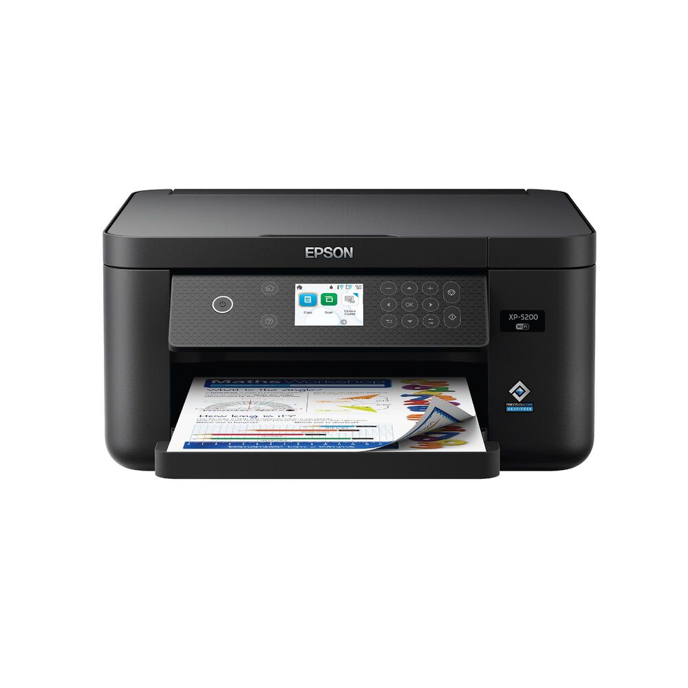 Epson Expression Home XP-5200 Wireless Color Inkjet All-in-One Printer with Scan and Copy in Black, , large