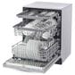 LG 24" Built-In Bar Handle Dishwasher with 3rd Rack in Stainless Steel, , large