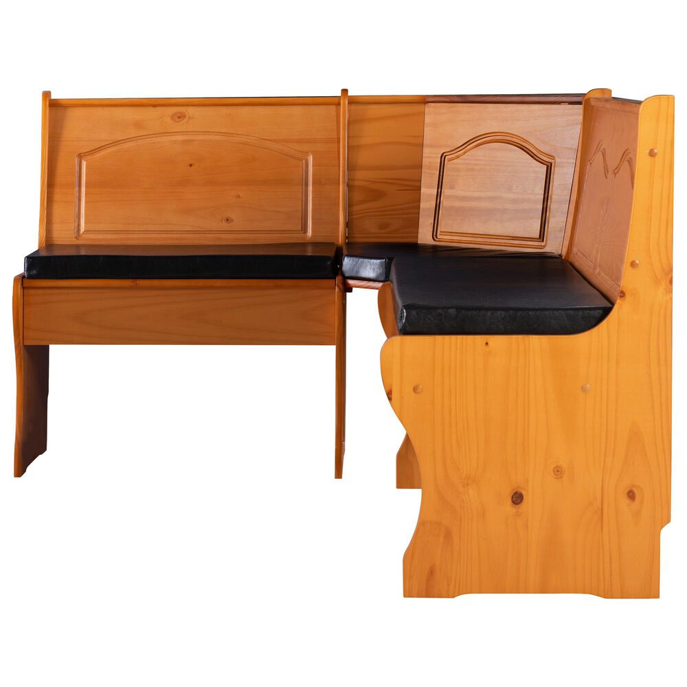 Linon Home Decor Chelsea 4-Piece Cushion Set in Black, , large