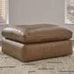 Ashley Emilia Oversized Accent Ottoman in Caramel, , large