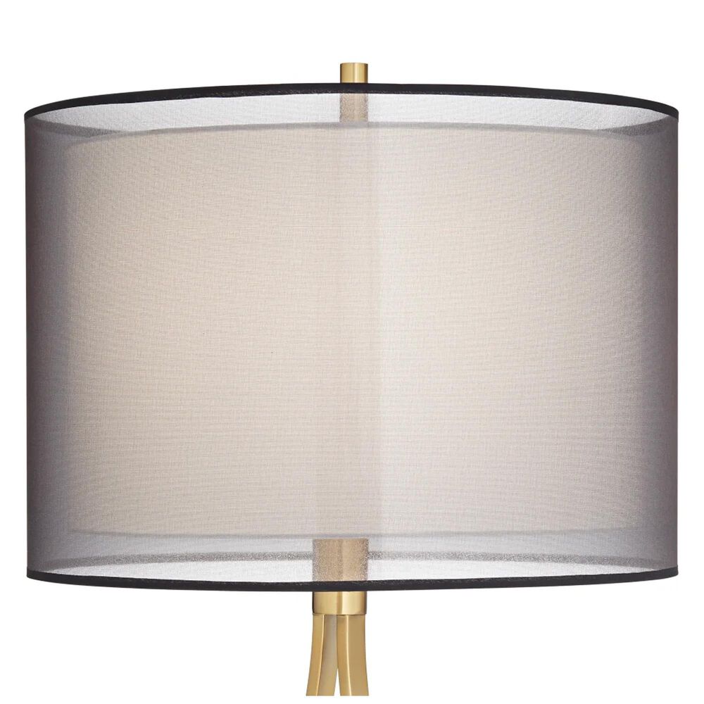 Pacific Coast Lighting Lydia Table Lamp with USB in Gold NFM