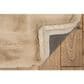 Linon Maven Faux Rabbit 5" x 7" Pale Grey Area Rug, , large