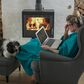 Timberlake LHC 60" x 70" Ultra Soft Chenille Throw in Lagoon Teal, , large