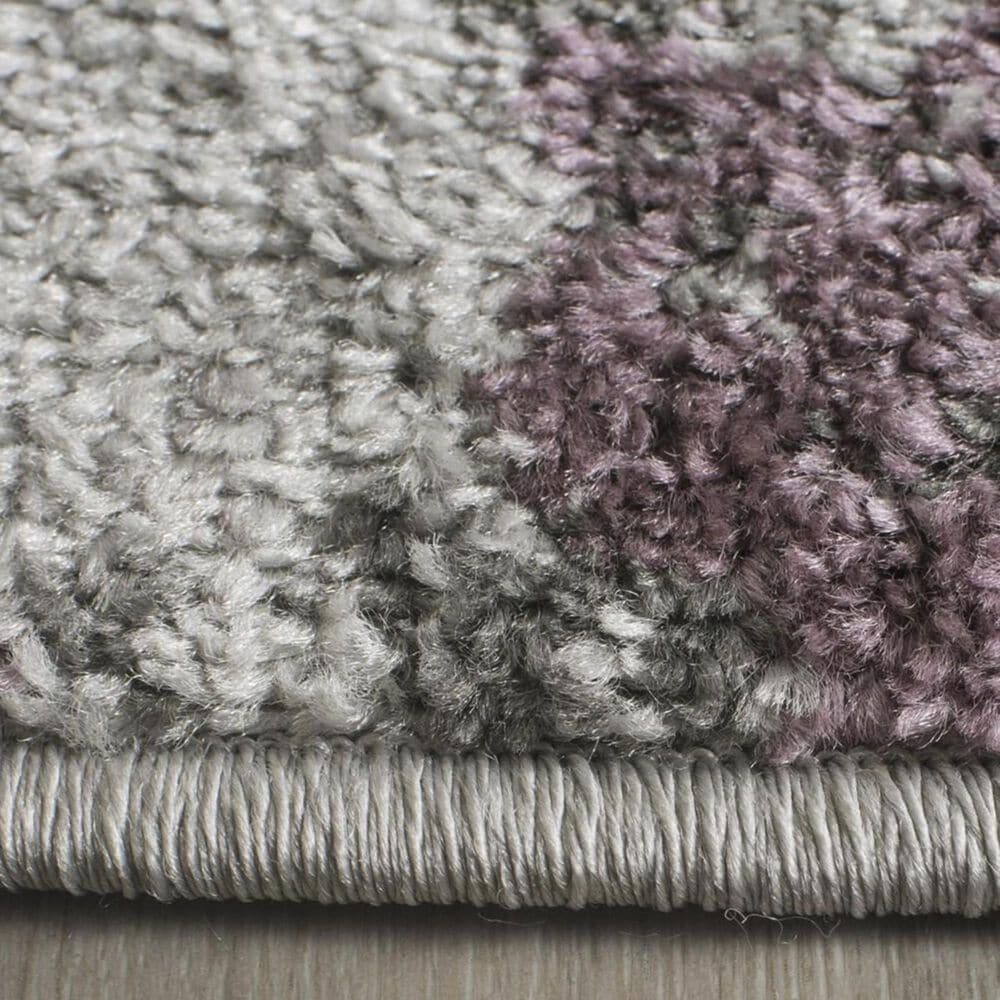 Safavieh Adirondack ADR115M 6&#39; Round Light Grey and Purple Area Rug, , large