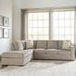 Ashley Bridgepoint 2-Piece Left Facing Sectional with Chaise in Stone, , large