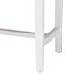 Baxton Studio Prita Dining Bench in White and Brown, , large