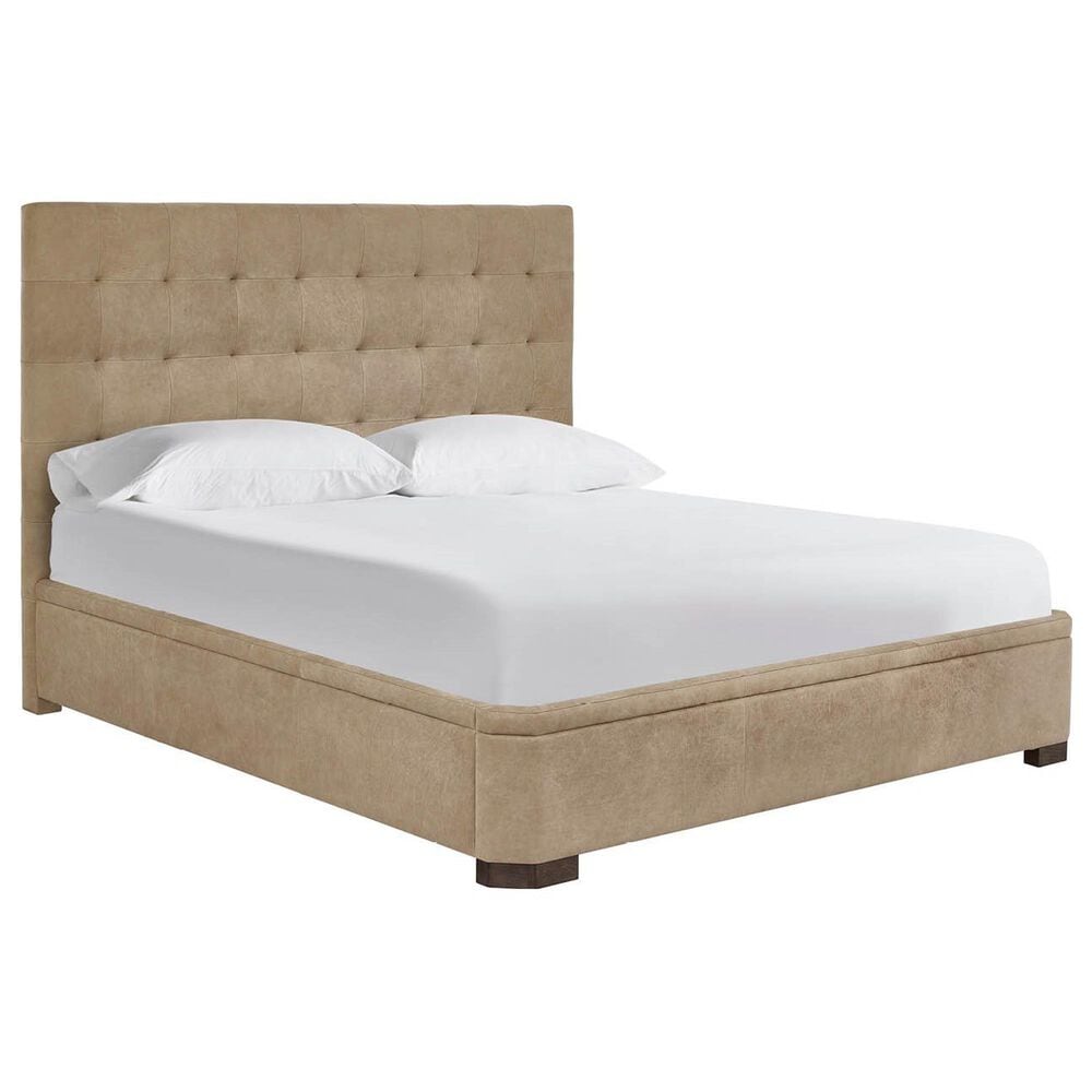 Furniture Worldwide Montclair Queen Upholstered Bed in Vail Toffee, , large