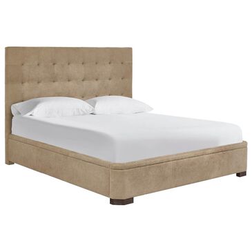 Furniture Worldwide Montclair Queen Upholstered Bed in Vail Toffee, , large