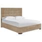 Furniture Worldwide Montclair Queen Upholstered Bed in Vail Toffee, , large