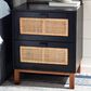 Safavieh Tegan 2-Drawer Nightstand in Black, , large