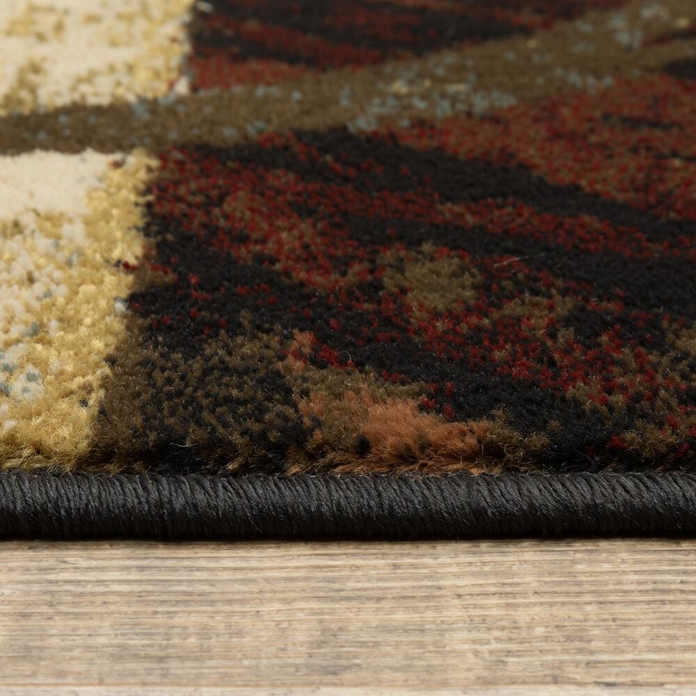 Oriental Weavers Hudson 2544B 1&#39;10&quot; x 7&#39;6&quot; Multi-Colored Runner, , large