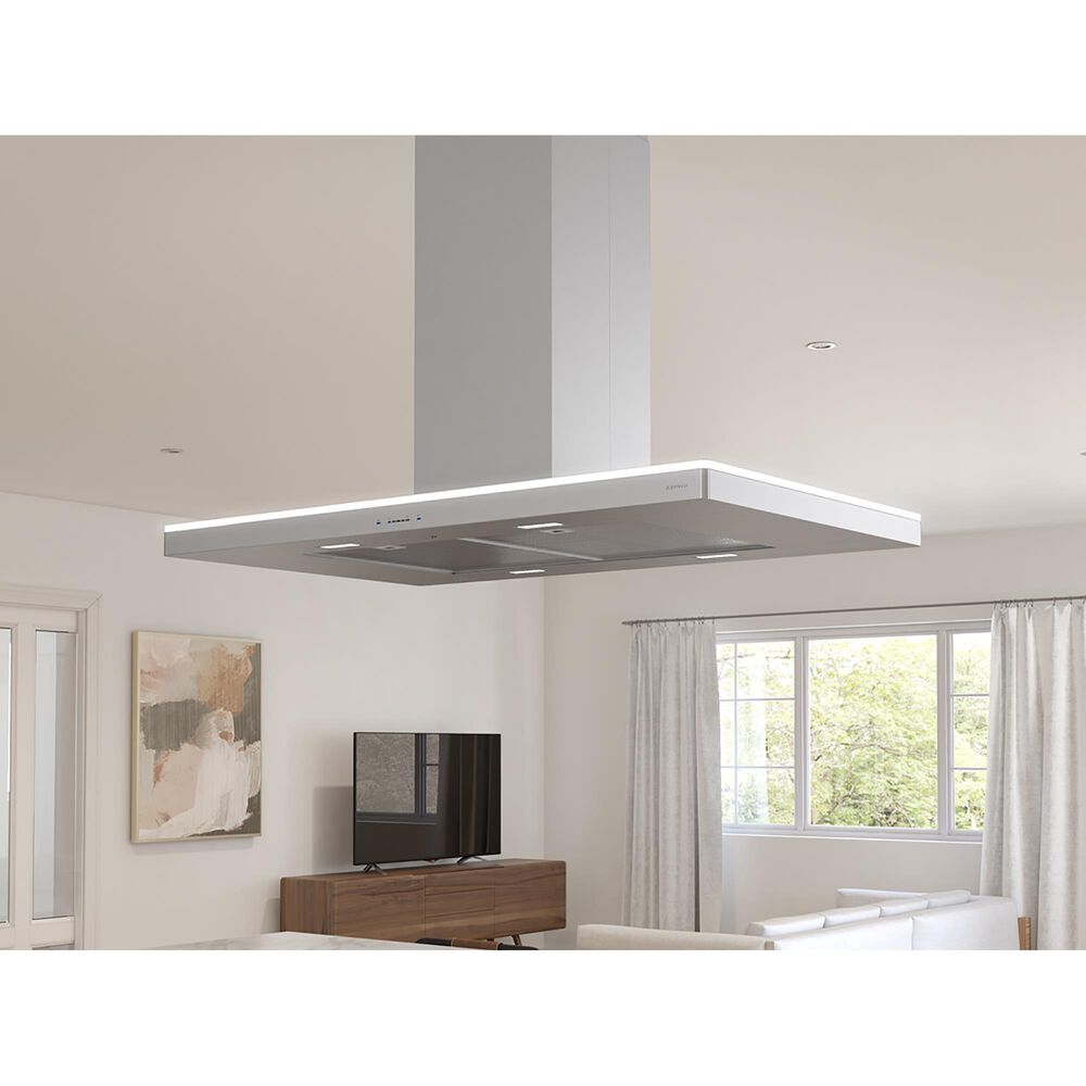 Zephyr Luce 36&quot; Island Range Hood in Stainless Steel, , large