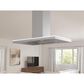 Zephyr Luce 36" Island Range Hood in Stainless Steel, , large