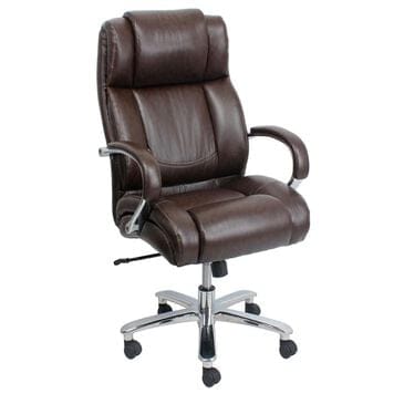 Global Seating Big and Tall Executive Chair in Chestnut Brown, , large