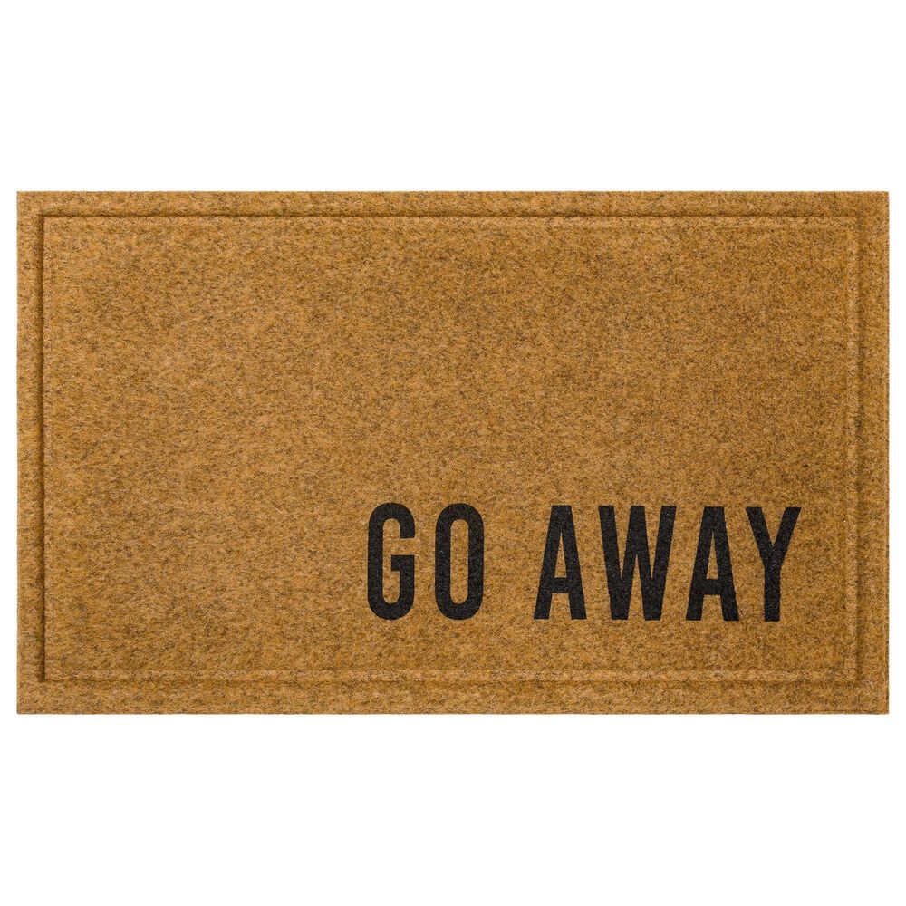 Karastan Bristol Go Away 1"6" x 2"6" Natural Door Mat, , large