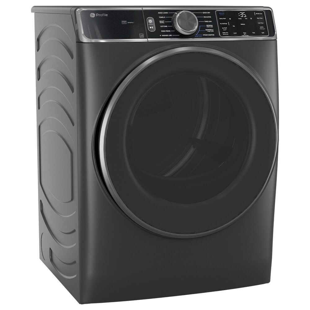 GE Profile 7.8 Cu Ft Front Load Electric Steam Dryer in Carbon Graphite, , large