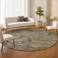 Dalyn Rug Company Nexus Putty 8" Round Area Rug, , large