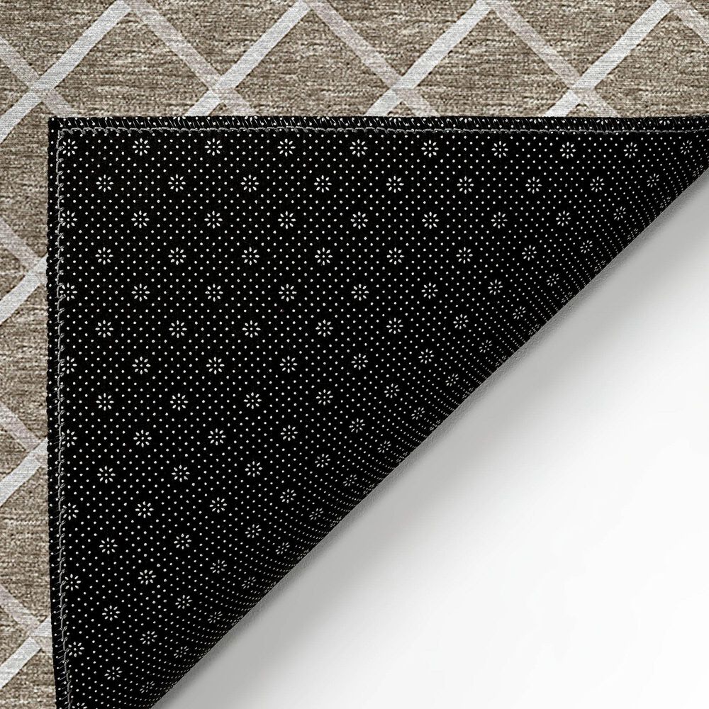 Dalyn Rug Company York 2&#39;3&quot; x 7&#39;6&quot; Taupe Indoor/Outdoor Runner, , large