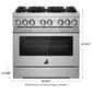 JennAir Rise 36" Dual-Fuel Professional Range in Stainless Steel, , large