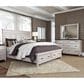 Riva Ridge Caraway 3 Piece Queen Storage Bedroom Set in Aged Ivory and Brown with USB Ports, , large